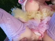 Preview 2 of Magic bunny girl sexdoll Vicky and a huge cock inside her tiny pussy!