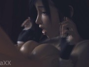 Preview 3 of Final Fantasy Tifa giving a nice tit job - 60fps with Sound