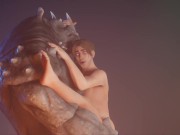 Preview 4 of Rhino Cums Inside Twink Boy Hard (Furry Gay Sex) / Wild Life Furries