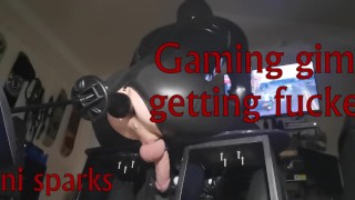 latex gaming gimp well getting fucked deep