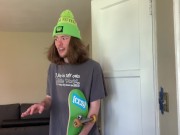 Preview 3 of POV Skater Boy Catches You Masturbating, He Is Nervous but You Seduce Him