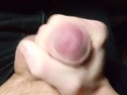 Preview 3 of POV BIG COCK JERKING watching PORN