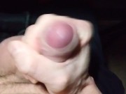 Preview 4 of POV BIG COCK JERKING watching PORN