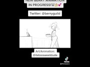 Preview 2 of “Sweet Treats” Berry Animation Progress [Femboy Furry Porn]