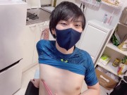 Preview 1 of Attack the nipple with chopsticks. I felt comfortable and panted. Nipple Sucking [Japanese boy]