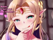 Preview 6 of HENTAI JOI - Zelda's way out of your league... (Facesitting, Femdom, Breathplay, Big Dick Worship)