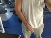 Preview 1 of PUBLIC FLASH DICK at the gym