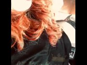 Preview 2 of Paraplegic 👩🏼‍🦽 stuck in traffic being naughty