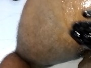 Preview 2 of අත් දෙක ,මදි දෙයියෝ Best extreme double anal fisting ever...