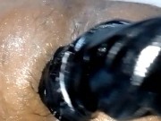 Preview 6 of අත් දෙක ,මදි දෙයියෝ Best extreme double anal fisting ever...
