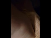 Preview 3 of One guy  eats her tight pussy and she sucks other guys huge cock. MMF CUM PARTY