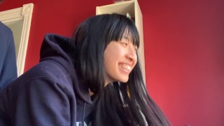 Asian fucking best friends white girlfriend