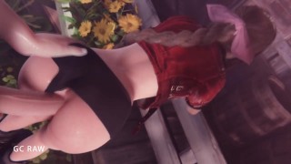 Tifa's ass getting pounded hard