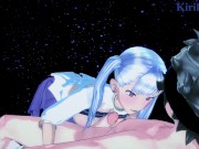 Preview 1 of Noelle Silva and Asta have deep sex on the beach at night. - Black Clover Hentai