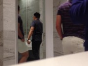 Preview 6 of Pinoy Fun - My risky public bathroom blowjob encounter with my boyfriend's hot brother