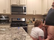 Preview 3 of Blowjob and Hard fuck in the kitchen