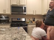 Preview 6 of Blowjob and Hard fuck in the kitchen