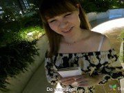 Preview 1 of Momoyama Sayaka is our Cheating Japanese Housewife sucking cock in casting couch video pt1