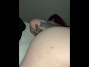 Preview 1 of Bubble butt slut gets tied up and ass toyed with