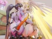 Preview 2 of Mercy And Widowmaker Both Want To Suck A Big Dick