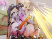 Preview 6 of Mercy And Widowmaker Both Want To Suck A Big Dick
