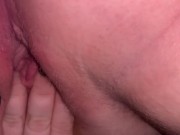 Preview 3 of Tribbing my boyfriends toy, moaning and cumming hard