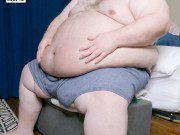 Preview 1 of Bearhemoth Giant Belly Squeeze and Jiggle - Huge Six Foot Four, 750+ pound Superchub