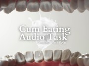 Preview 1 of FemDom CEI Tasks: 13 different audio  Cum Eating Instructions on My FREE Only Fans /GoddessNikkiKit