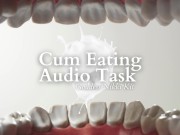 Preview 3 of FemDom CEI Tasks: 13 different audio  Cum Eating Instructions on My FREE Only Fans /GoddessNikkiKit