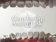 Preview 4 of FemDom CEI Tasks: 13 different audio  Cum Eating Instructions on My FREE Only Fans /GoddessNikkiKit