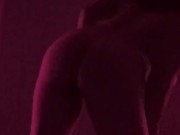 Preview 6 of Milf Attempting Slow Sexy Silhouette Dancing With Non-Copyright Music!