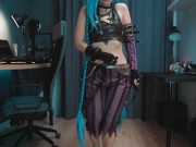 Preview 1 of Jinx showed her pussy