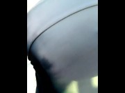 Preview 1 of Pissing on side of road.. Early morning, no time to dress up, no bra. Mature bbw Latina granny woman