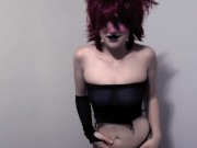 Preview 2 of Red haired Thicc Goth GF Sucks Big Dick
