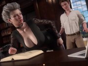 Preview 4 of Treasure Of Nadia NLT-Media: Guy With Huge Cock Got Caught Fucking A Milf In The Library-Ep190