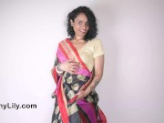 Preview 5 of Desi Tamil Bhabhi Lily Kay Mast Boobs Aur Moti Gaand Kay Mazay