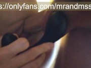 Preview 4 of sex on the massage table and a powerful orgasm of a milf with a vibrator