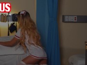 Preview 4 of Getting a Reward from a Hot Nurse Lily Bell