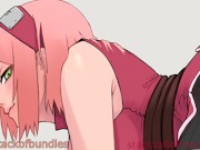 Preview 1 of Sakura becomes your mistress Femdom Voiced CBT Oral JOI Futa hentai/ V.2