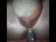 Preview 6 of Nairobi bisexual boi stretches his boi cunt and cums
