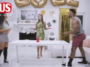 Preview 2 of Jerkaoke - Violet Myers and Troy Francisco Compete In Sexy Games For $1000
