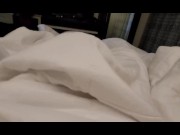 Preview 6 of Hotel Fun, Cumming Under The Sheets For You.