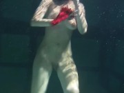 Preview 2 of Siskina and Polcharova strip nude underwater