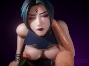 Preview 1 of Animation with Raven (DC) from Fortnite (Remaster 2021) (SOUND, 60FPS, 4K)