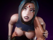 Preview 2 of Animation with Raven (DC) from Fortnite (Remaster 2021) (SOUND, 60FPS, 4K)