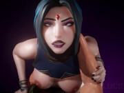 Preview 3 of Animation with Raven (DC) from Fortnite (Remaster 2021) (SOUND, 60FPS, 4K)