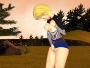 Preview 3 of Android 18 Hentai 3D Masturbation