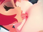 Preview 2 of Futanari Ass Licking & Rough Sex | Animation