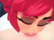 Preview 6 of Futanari Ass Licking & Rough Sex | Animation