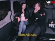 Preview 2 of VIPSEXVAULT - Big Ass Brunette Daphne Klyde Decides To Fuck In The Car To Pass The Time